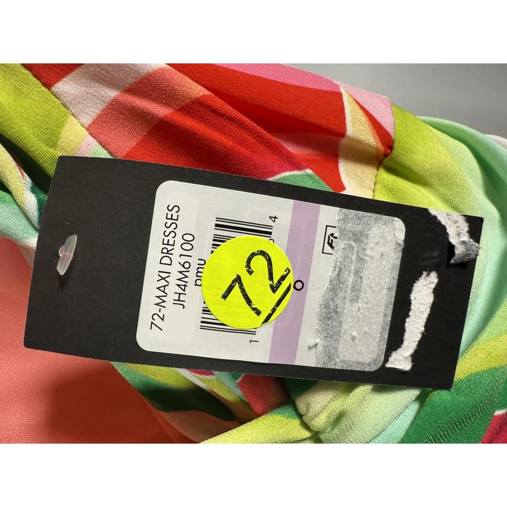 NWT Jessica Howard Women's Sleeveless V-Neck Knot-Front Maxi Dress Size 6 - Picture 8 of 8